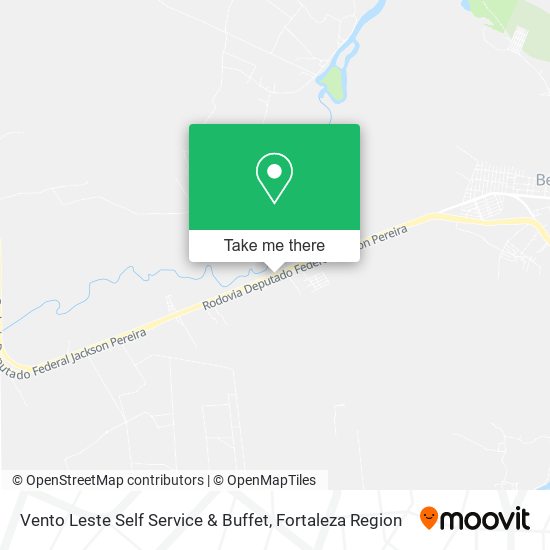 Vento Leste Self Service & Buffet map