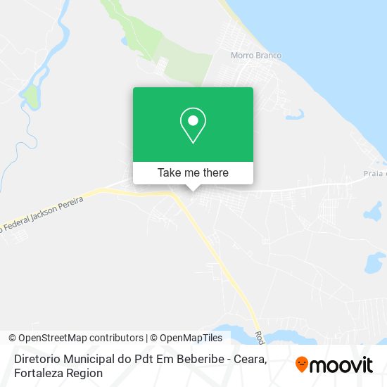 Diretorio Municipal do Pdt Em Beberibe - Ceara map