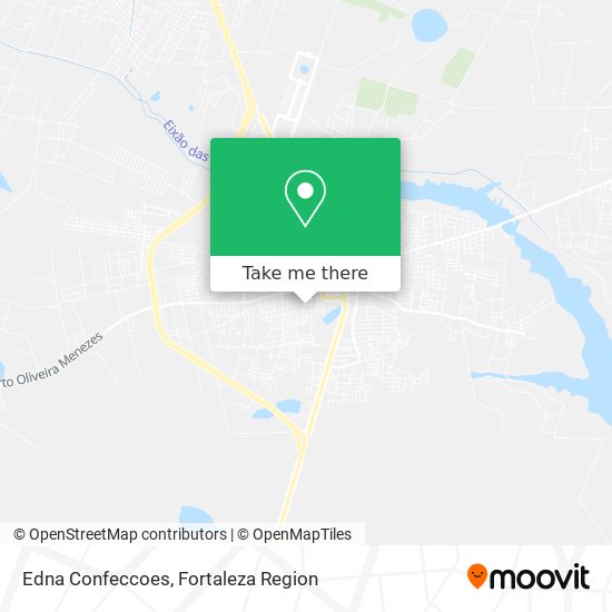 Edna Confeccoes map