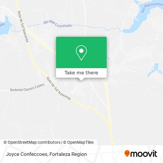 Joyce Confeccoes map