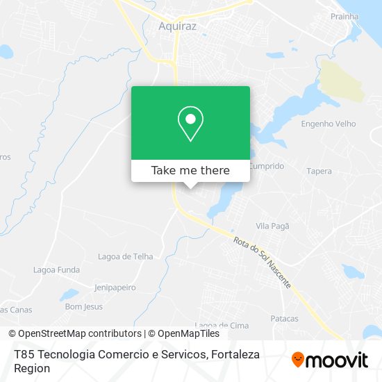 T85 Tecnologia Comercio e Servicos map