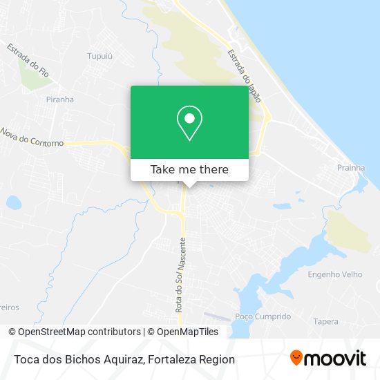 Toca dos Bichos Aquiraz map