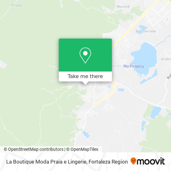 La Boutique Moda Praia e Lingerie map