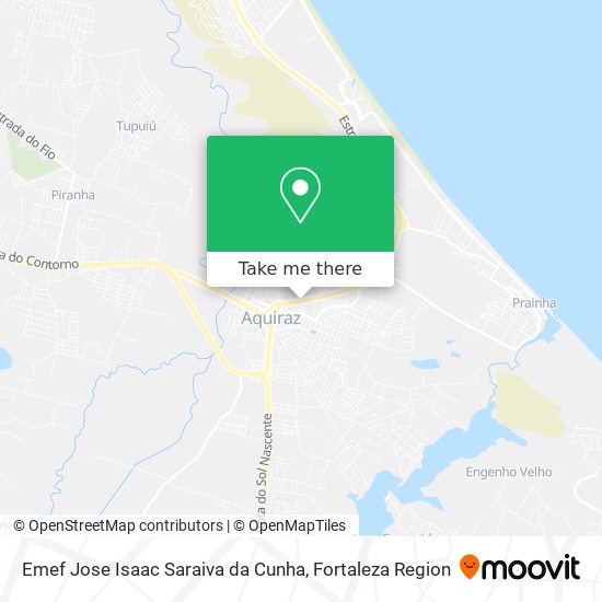 Mapa Emef Jose Isaac Saraiva da Cunha