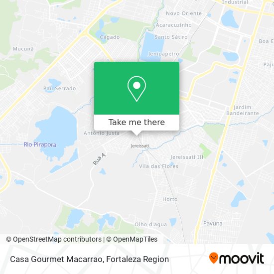 Casa Gourmet Macarrao map