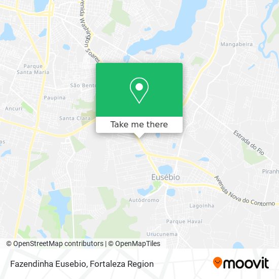 Fazendinha Eusebio map