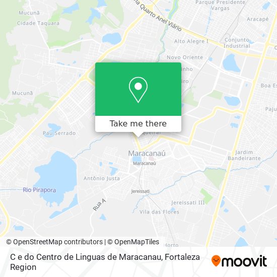 C e do Centro de Linguas de Maracanau map