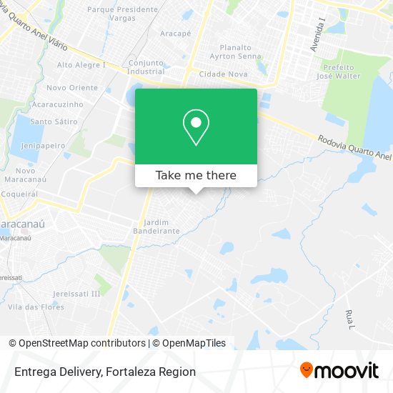 Mapa Entrega Delivery