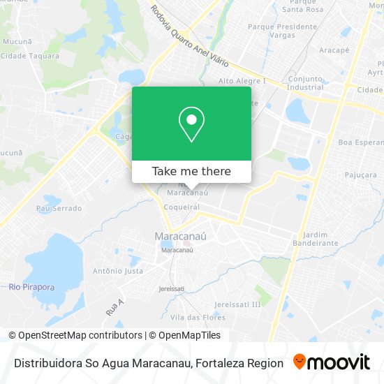 Distribuidora So Agua Maracanau map