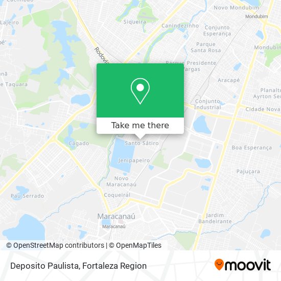 Deposito Paulista map