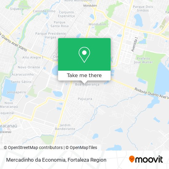 Mapa Mercadinho da Economia