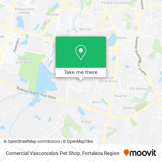 Comercial Vasconcelos Pet Shop map