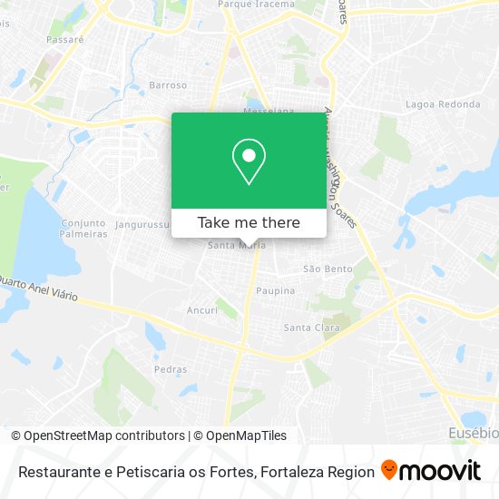 Restaurante e Petiscaria os Fortes map