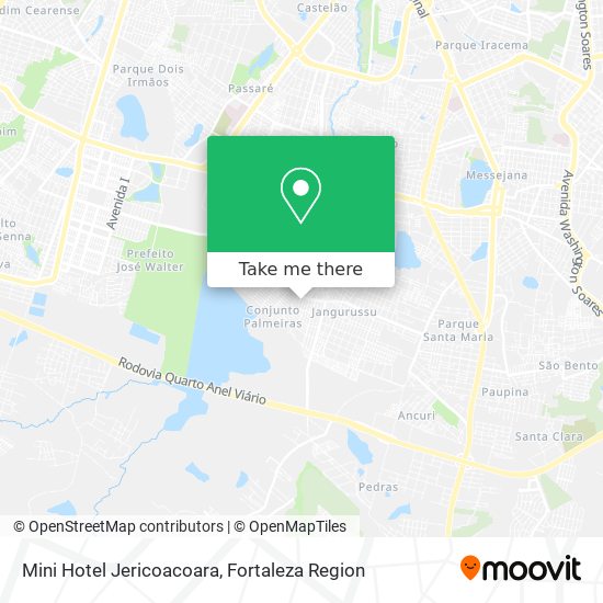 Mini Hotel Jericoacoara map