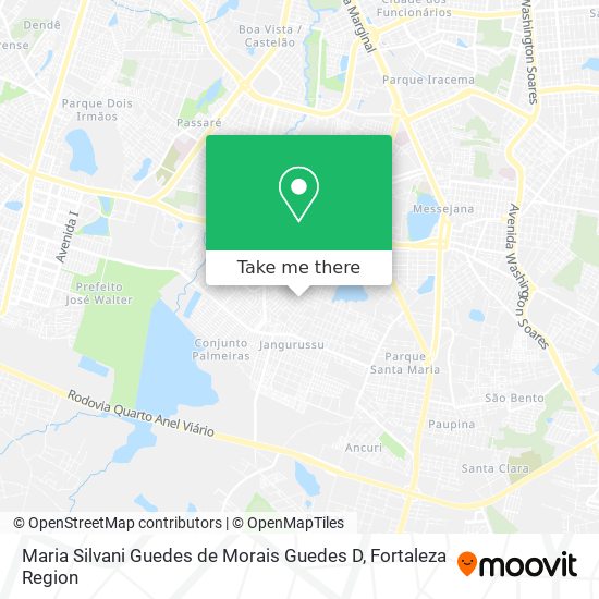 Mapa Maria Silvani Guedes de Morais Guedes D