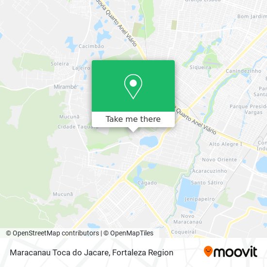 Maracanau Toca do Jacare map