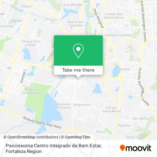 Psicossoma Centro Integrado de Bem Estar map