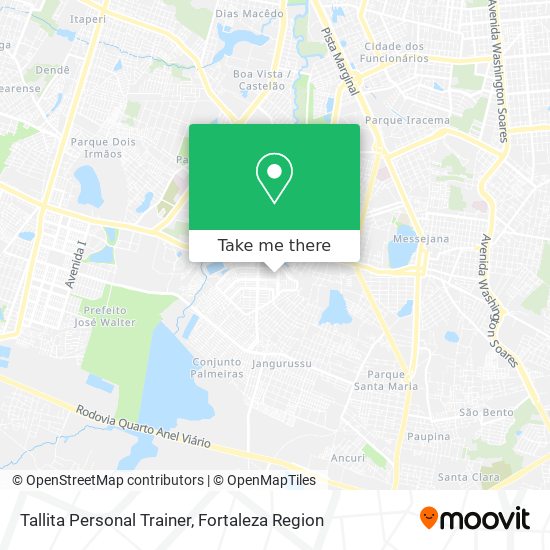 Mapa Tallita Personal Trainer