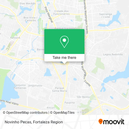 Novinho Pecas map