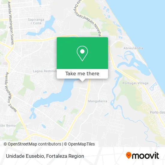 Unidade Eusebio map
