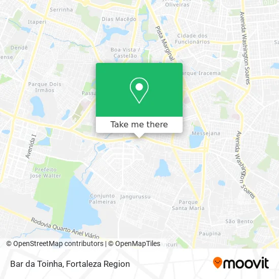 Bar da Toinha map
