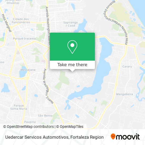 Mapa Uedercar Servicos Automotivos