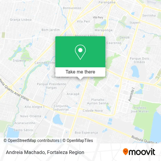Andreia Machado map