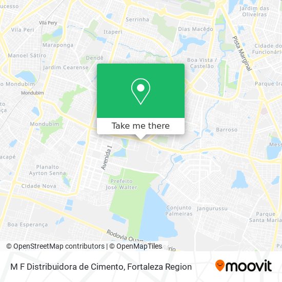 M F Distribuidora de Cimento map