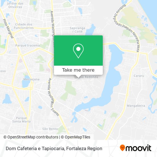 Dom Cafeteria e Tapiocaria map