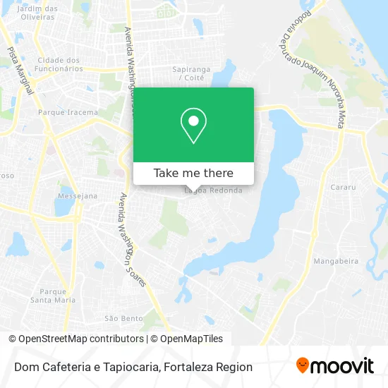 Dom Cafeteria e Tapiocaria map