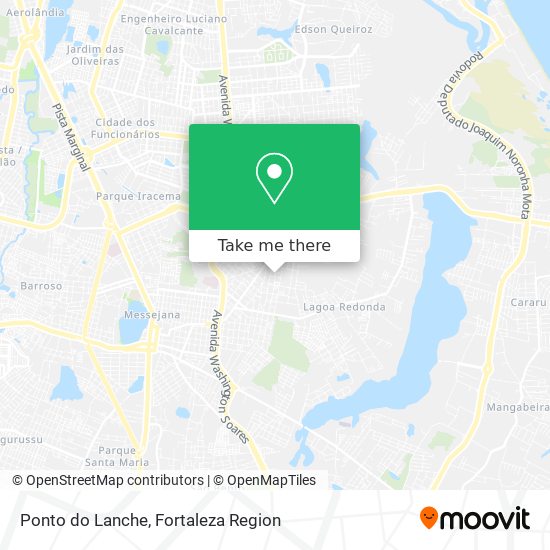 Ponto do Lanche map