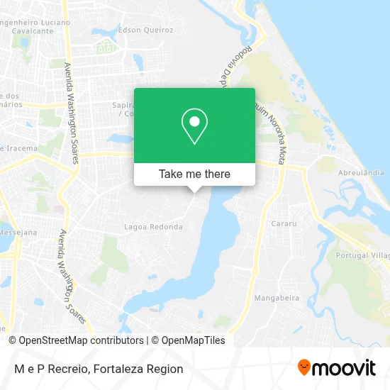 M e P Recreio map