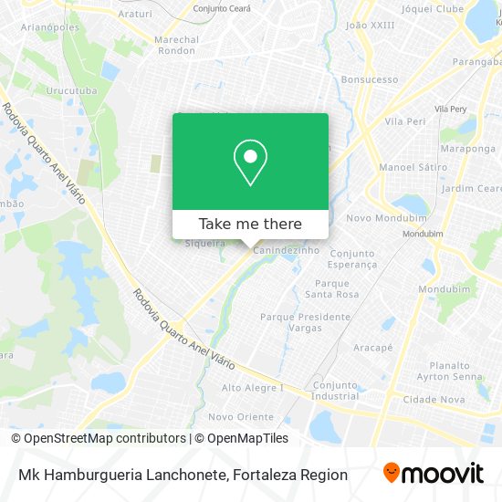 Mk Hamburgueria Lanchonete map