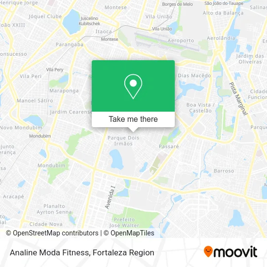 Analine Moda Fitness map