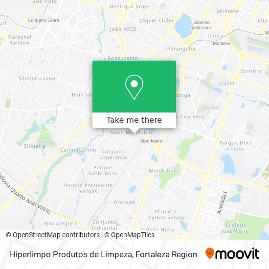 Hiperlimpo Produtos de Limpeza map