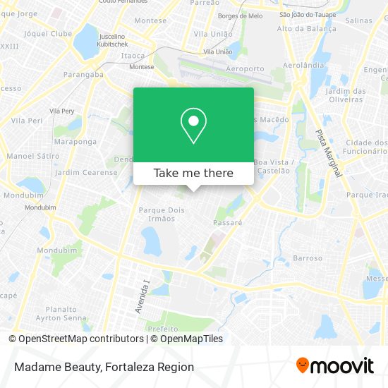 Madame Beauty map