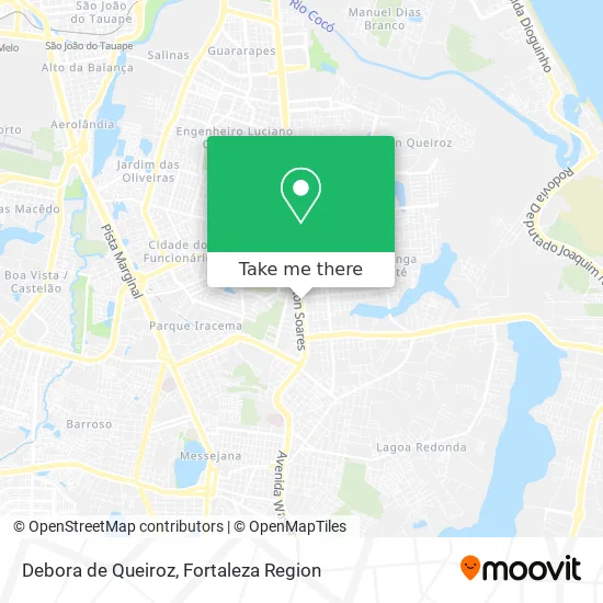 Debora de Queiroz map
