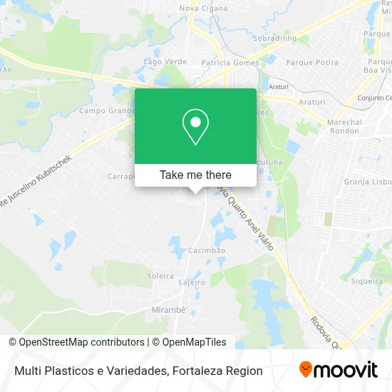 Multi Plasticos e Variedades map