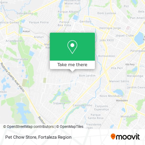 Pet Chow Store map