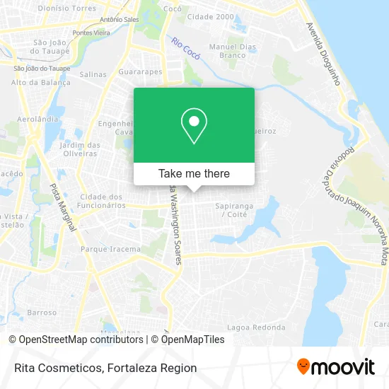 Rita Cosmeticos map