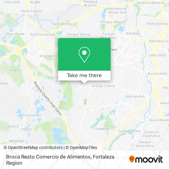 Broca Resto Comercio de Alimentos map