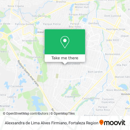 Alexsandra de Lima Alves Firmiano map