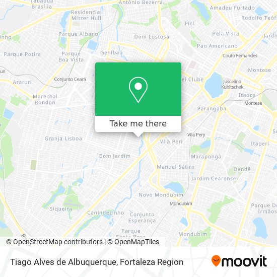 Tiago Alves de Albuquerque map