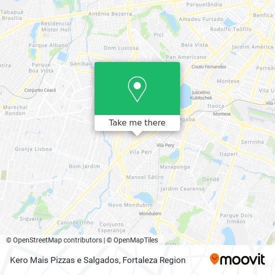 Kero Mais Pizzas e Salgados map