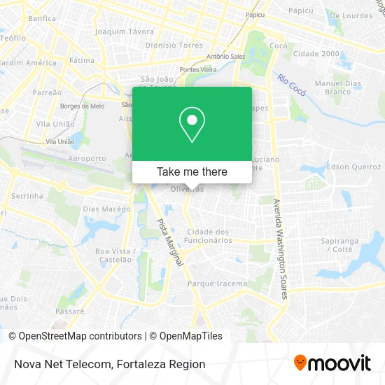 Nova Net Telecom map