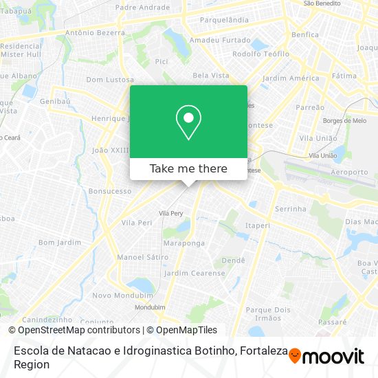 Escola de Natacao e Idroginastica Botinho map