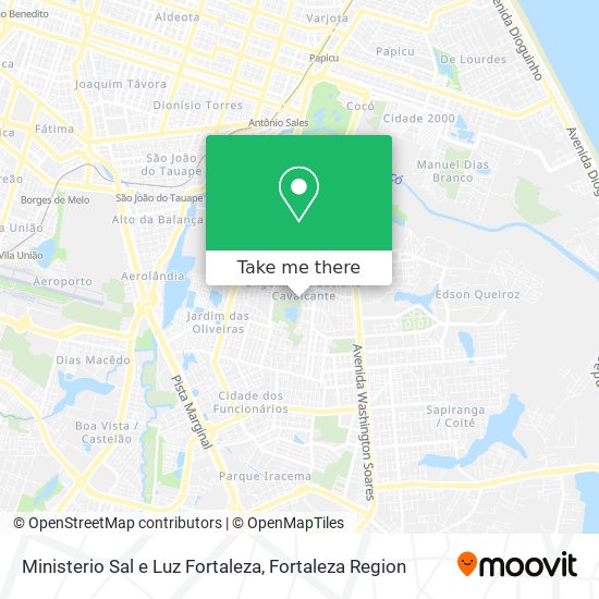 Ministerio Sal e Luz Fortaleza map