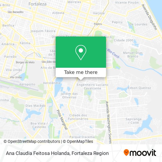 Ana Claudia Feitosa Holanda map