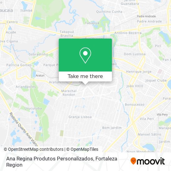 Ana Regina Produtos Personalizados map