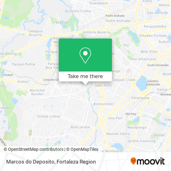 Marcos do Deposito map